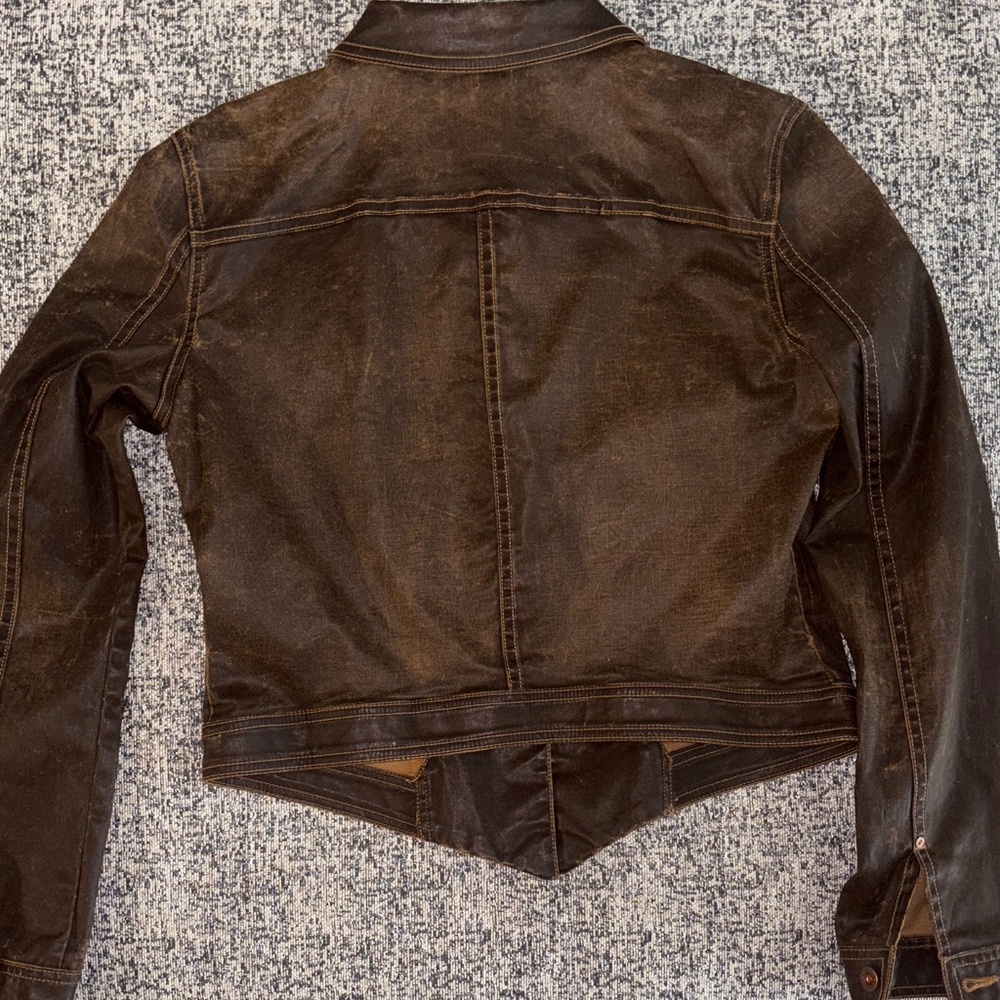 Agave Denim Western Style Jacket - Picture 4 of 4